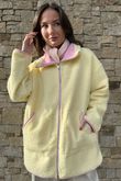 Beach Walk Fleece Jacket Lemon